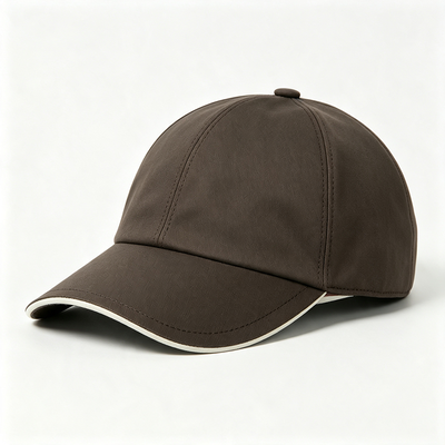 Hand Wash Six Panel Baseball Cap High Profile Crown Breathable Fabric Lightweight Design Perfect For Outdoor Activities