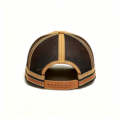 6-Panel Constructie Trucker Mesh Cap met Ademend Mesh Achterkant Verstelbare Snapsluiting Ideaal voor Evenementen en Uniformen