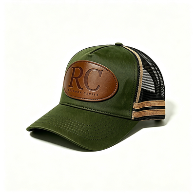 6-Panel Constructie Trucker Mesh Cap met Ademend Mesh Achterkant Verstelbare Snapsluiting Ideaal voor Evenementen en Uniformen