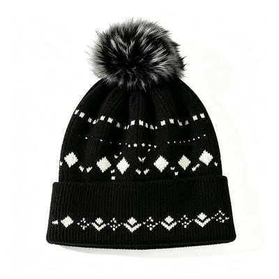 OEM Knit Beanie Hats featuring Acrylic materials designed for Winter season warmth and cozy fit