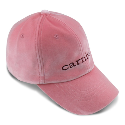 Polyester perzikhuid 6 panel honkbalpet met zelfband