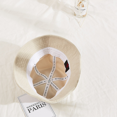 BSCI Terry Corduroy Fisherman Bucket Hat Geen Gesp