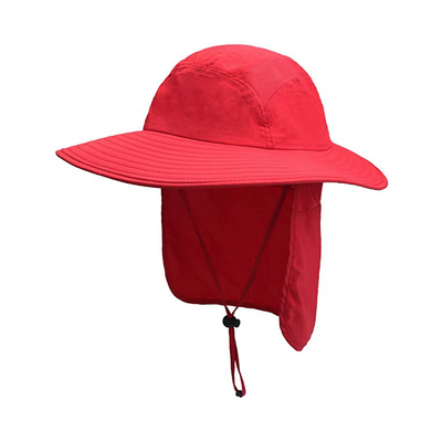 De wandelingshals omvat 55cm Visser Gedrukt Bucket Hat Digital