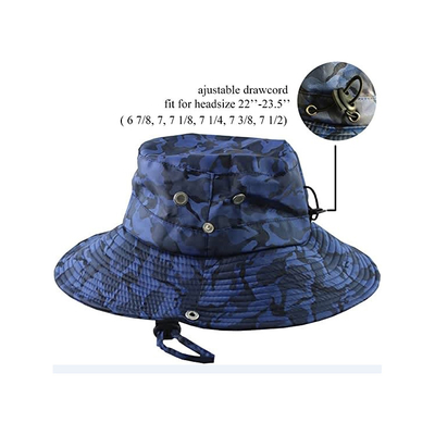 Embleem 56CM Visser Bucket Hat van de de zomer Unisex-Druk