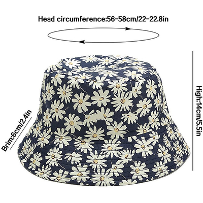 Stevige Kleurenvisser Bucket Hat die voor Vrouwenmannen het Omkeerbare van de Katoenen Strand de Zomerzon GLB vissen