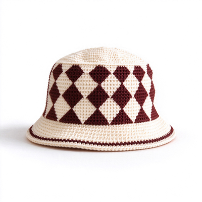 Katoenen Voering Vissers Bucket Hat Recycle Milieuvriendelijke Stof Geschikt voor Vissen Wandelen Kamperen