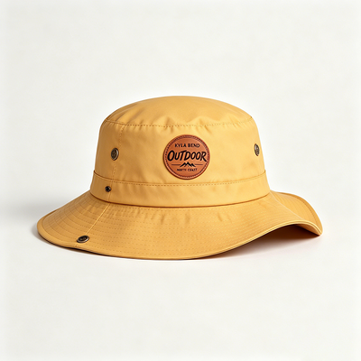 Gerecyclede Stof Bucket Hat Waterafstotend Sneldrogende Outdoor Zonnehoed Voor Strand Camping Wandelen